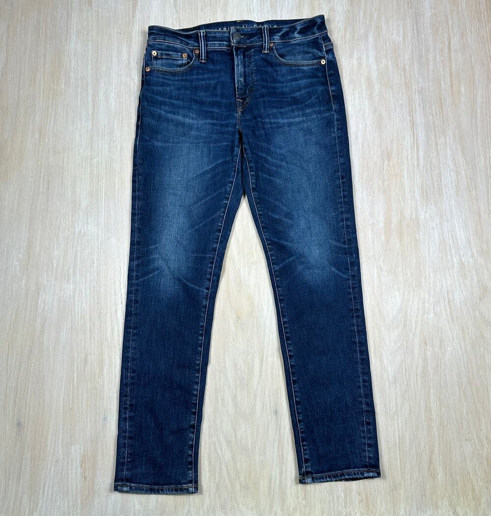 American Eagle AirFlex+ Temp Tech Slim Jeans Men’s 30x30 Stretch Denim Mid Rise